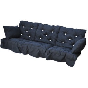 Swing sofa Cushions Low Back Blue