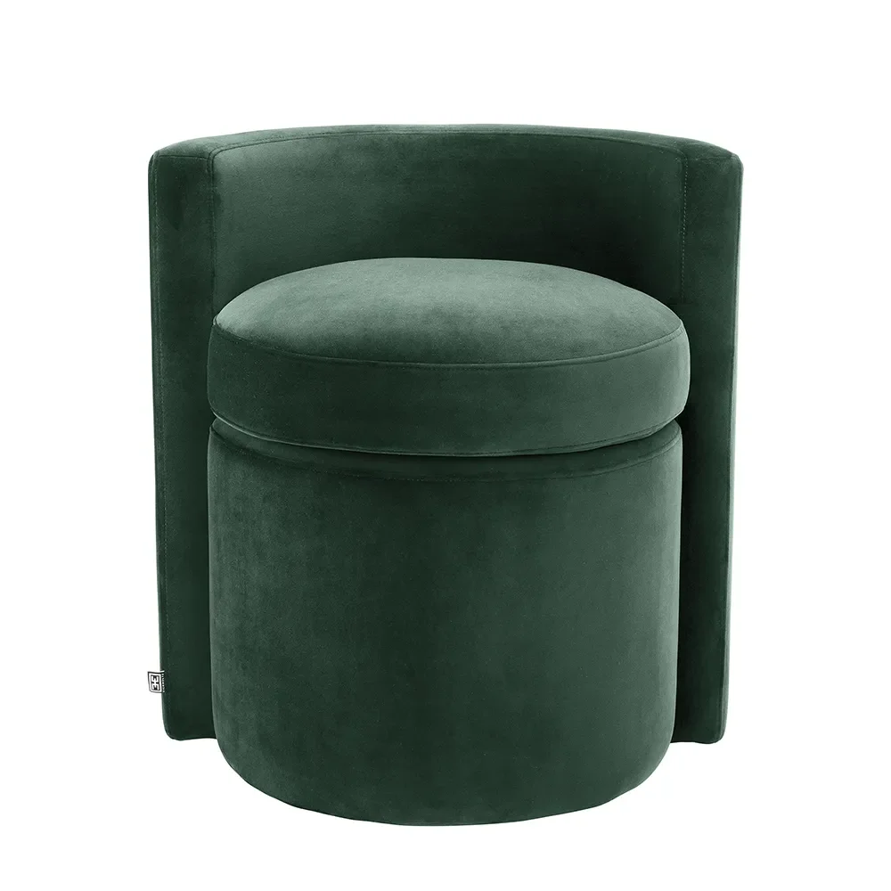 High armchair Arcadia Roche dark green