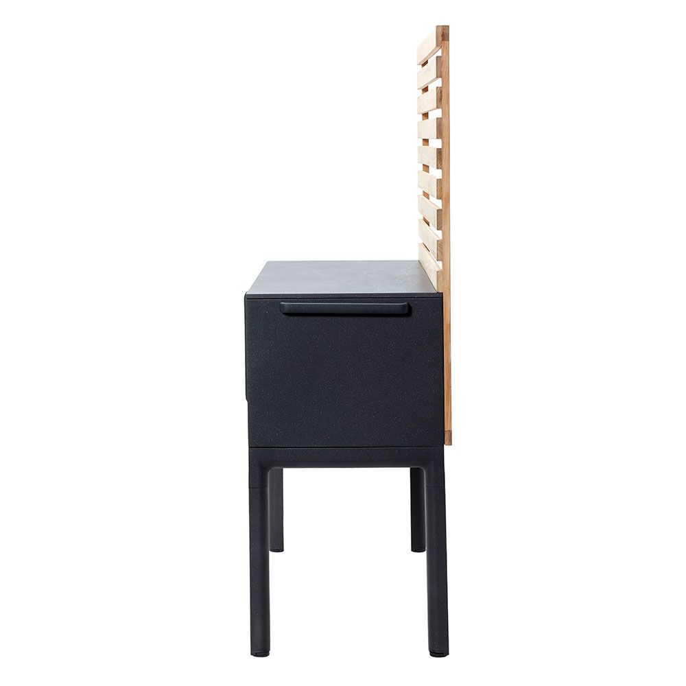 Drop Outdoor Kitchen 100cm Grey