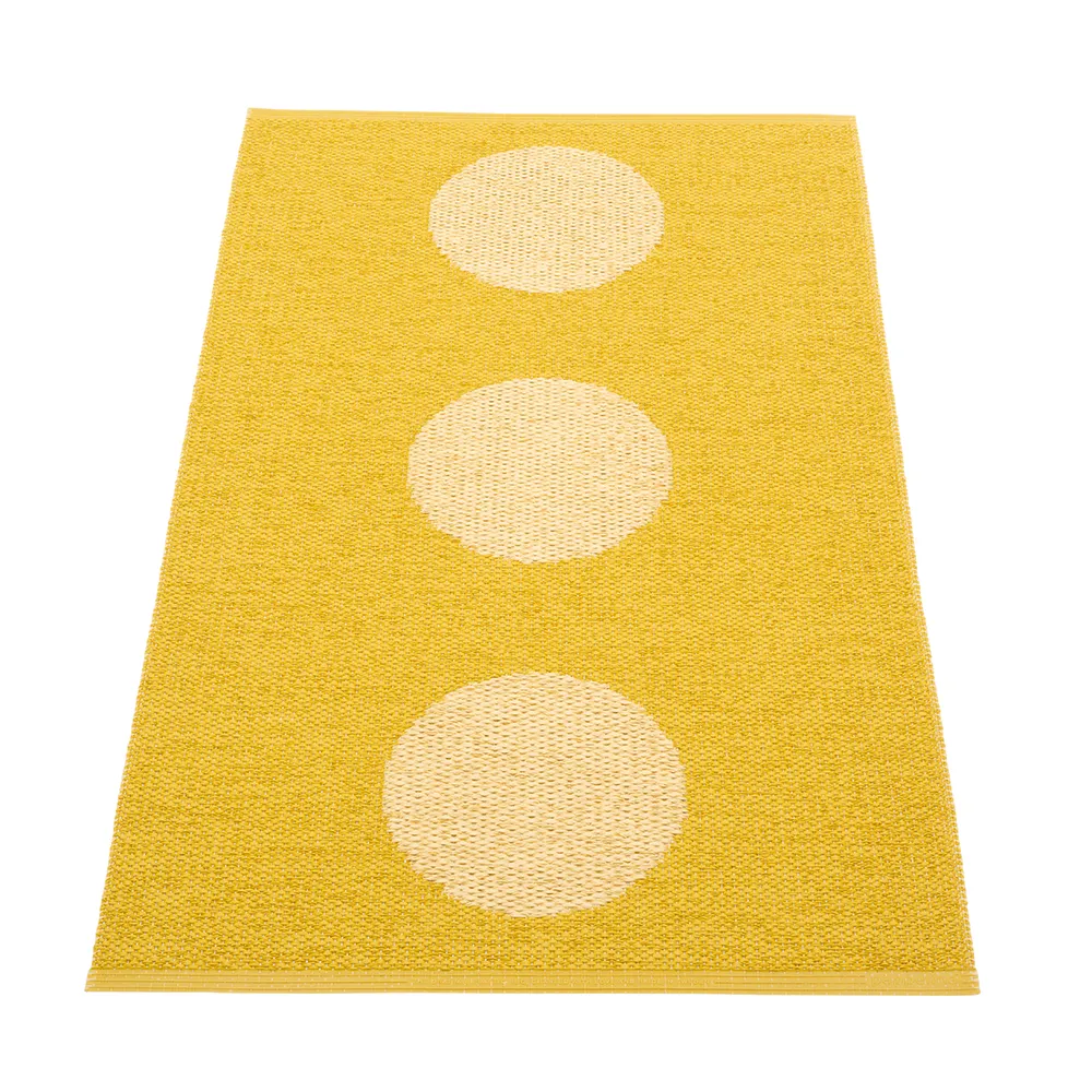 Vera Pop carpet Mustard/Pale Yellow 70 x 120cm