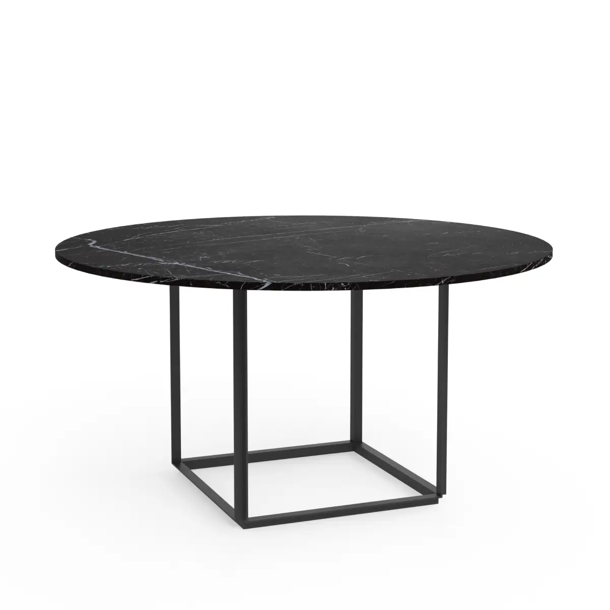 Florence Tabletop Ø145cm Black Marquina Marble