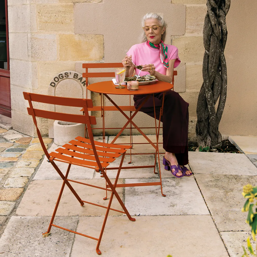 Bistro table 60 cm Candied Orange