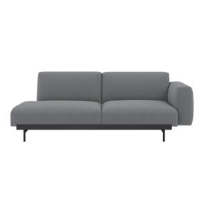 In Situ 2-seat modular sofa Config 2 - Ocean80/Black