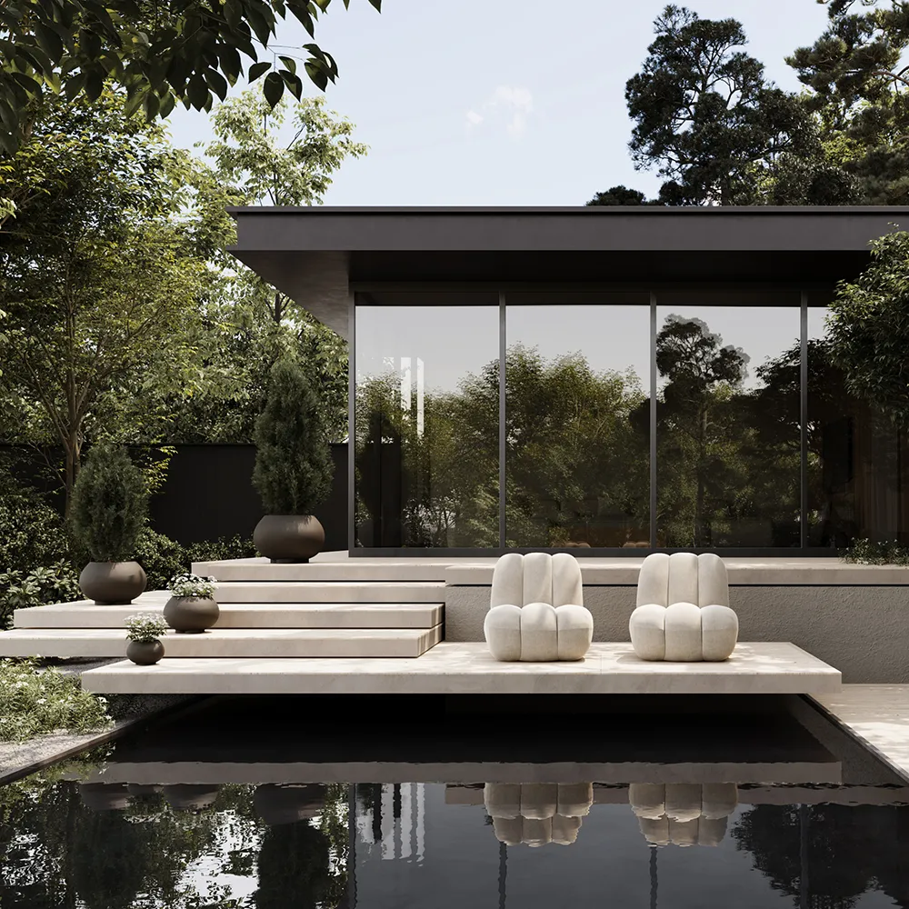 Urchin pot Medio - Coffee