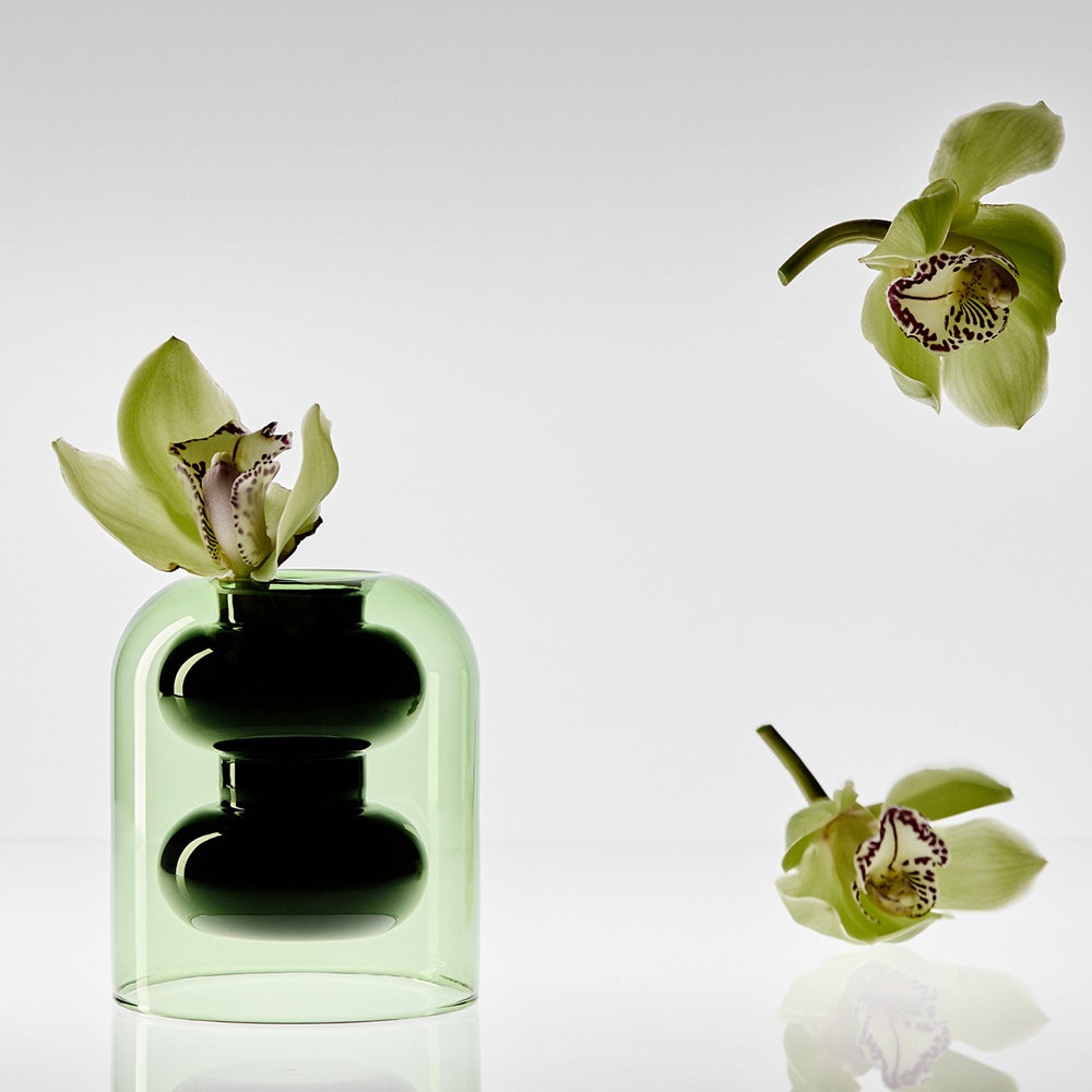 Bump Vase Short Black