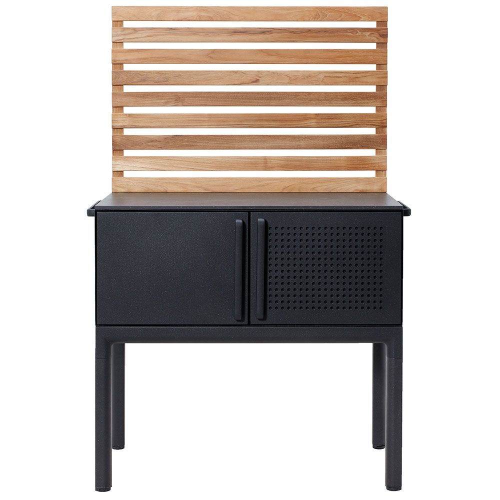 Drop Outdoor Kitchen 100cm Grey