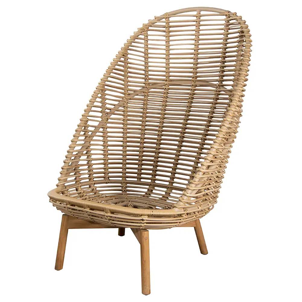 Hive highback armchair Natural