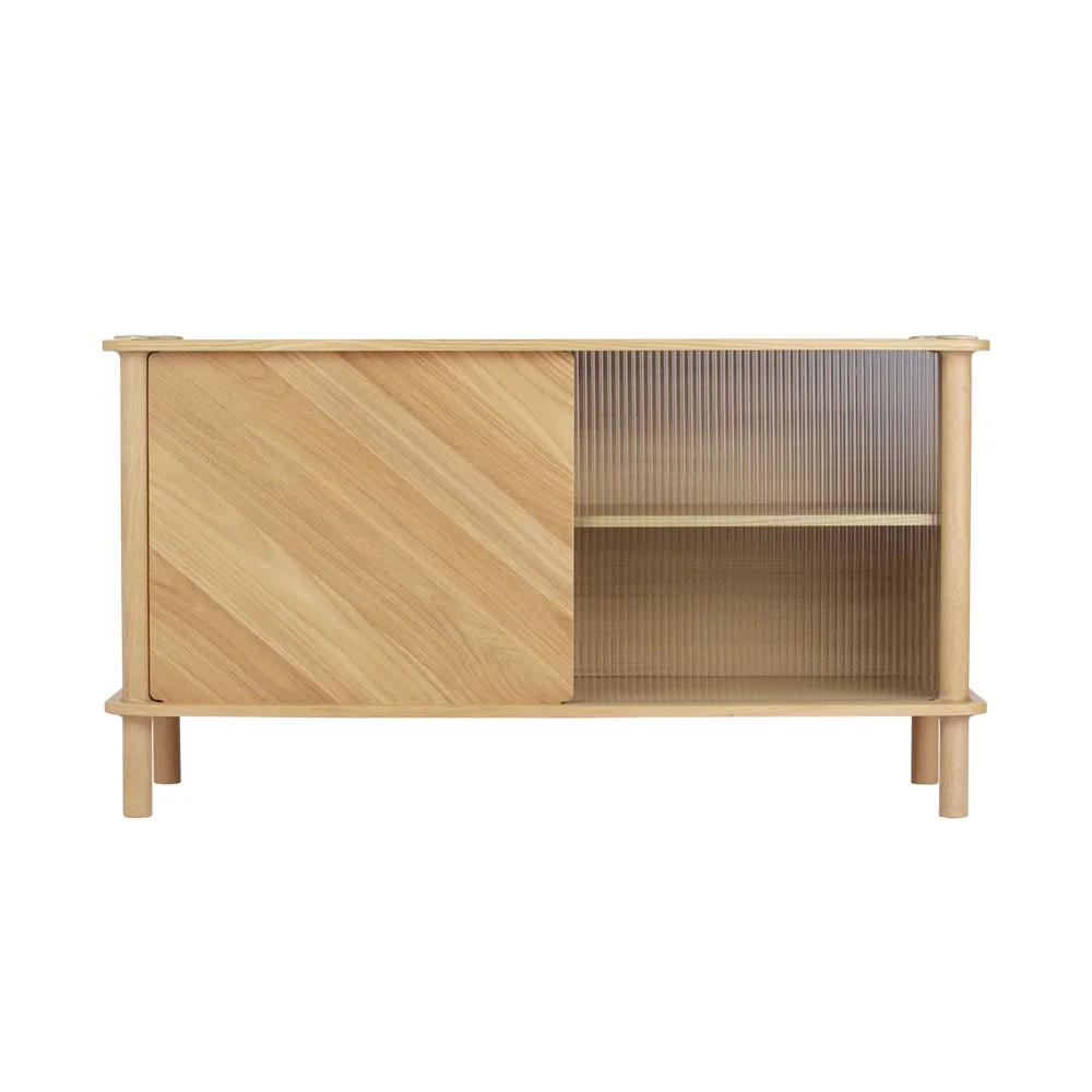Italic Sideboard Oak/Glass