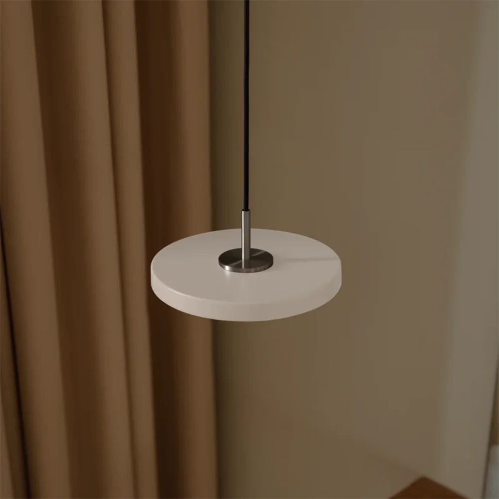 Asteria Micro Lamp Ø15 cm Pearl White/Steel