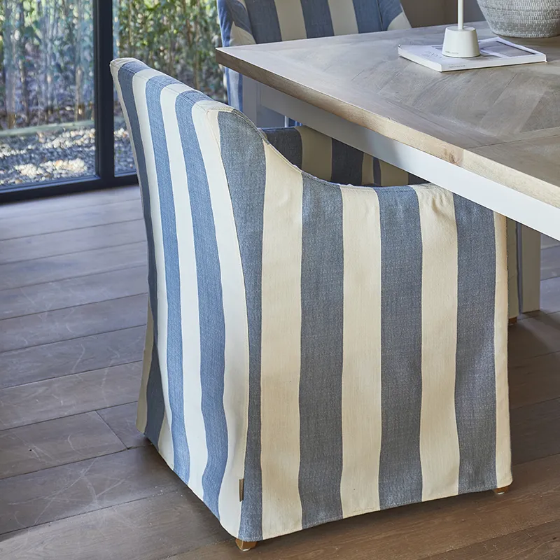 Firenze dining chair CVR fren BlueStripe