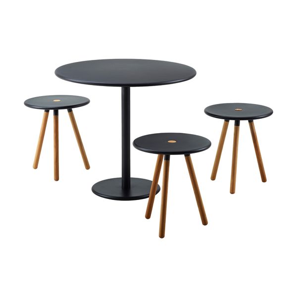 Area Side Table/Pallet Lava Grey