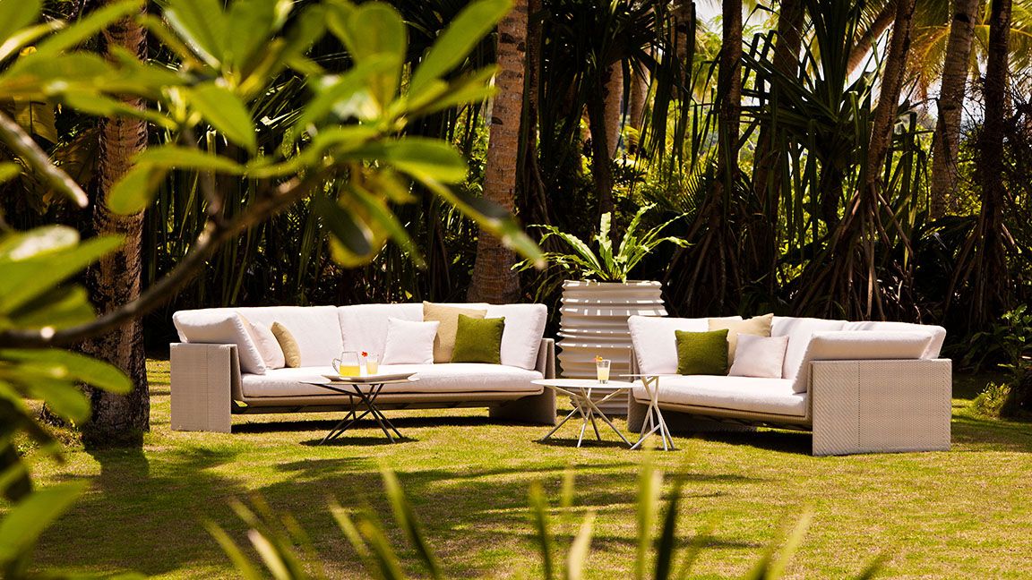 Babylon side table taupe