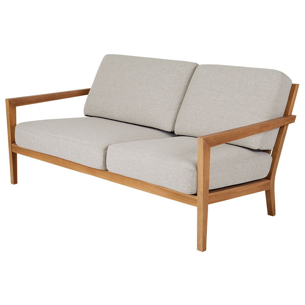 Populär 2.5-seater sofa natural/black teak 