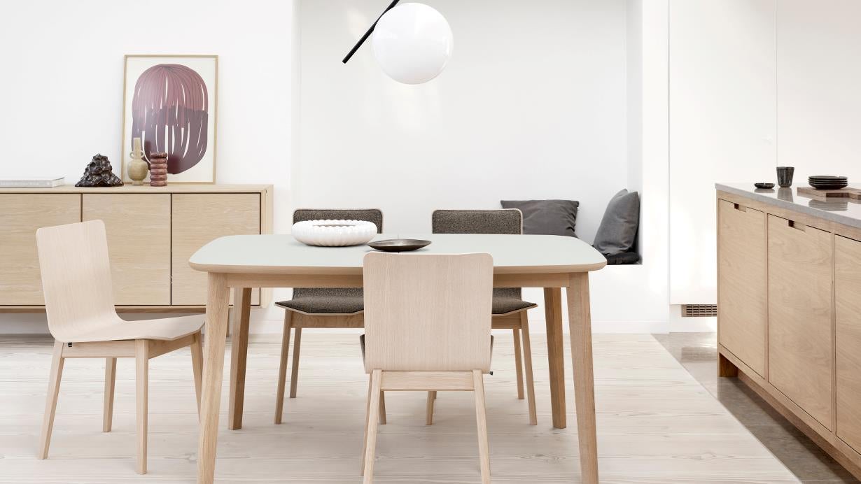 Sm118 Table Oak Solid Natural Oil