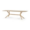 X Dining table Oak 250x100x76 cm