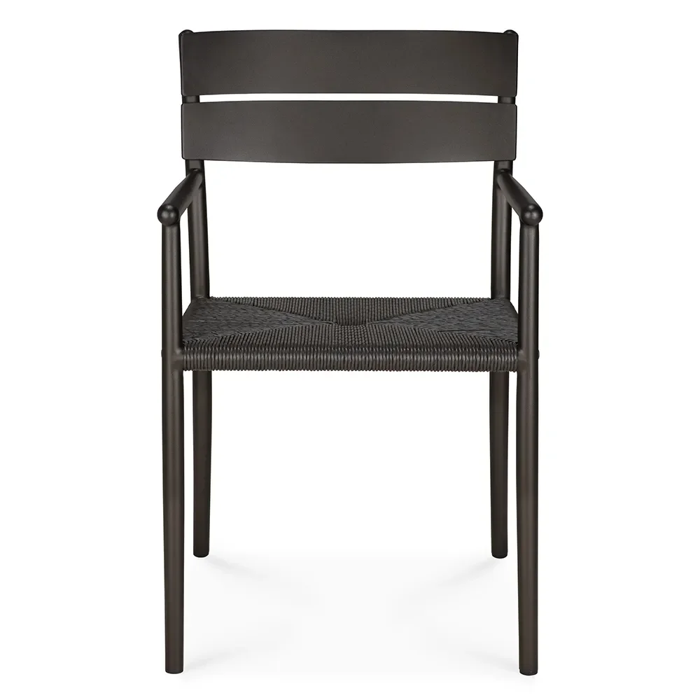 Elin armchair dark bronze