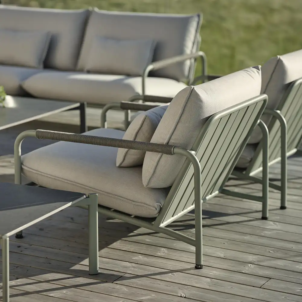 Lerberget armchair green / ash