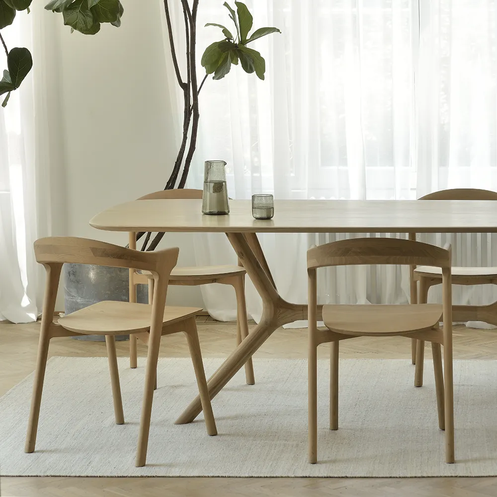 X Dining Table 100x224 cm Oak