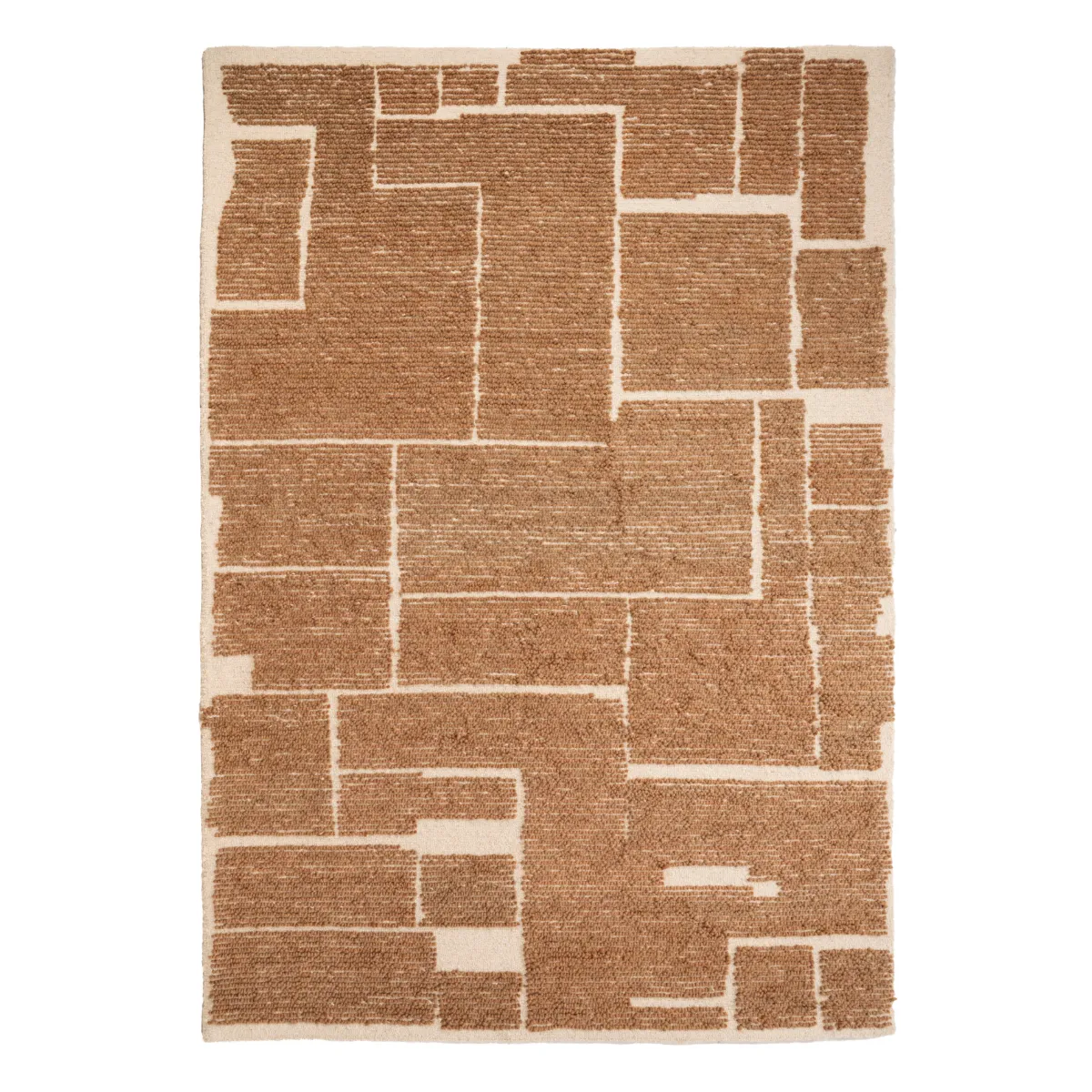 Hand-Woven Wool Rug Intarsio 160x230 cm