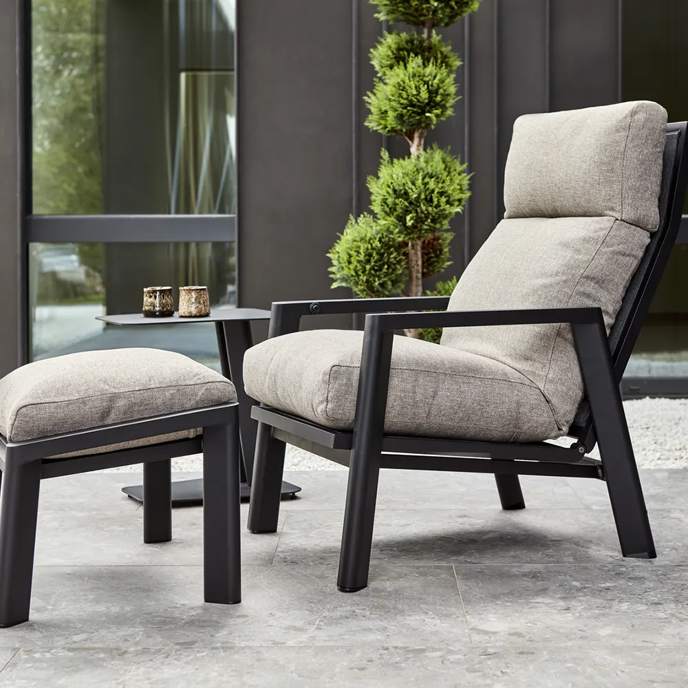 Slide Armchair & Footstool Group