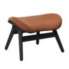 A Conversation Piece Ottoman Footstool Black Oak/Dunes Rust