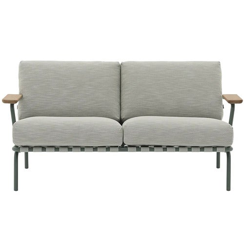 Settle 2-seater sofa Ribbed Weave 2/Dark Green 