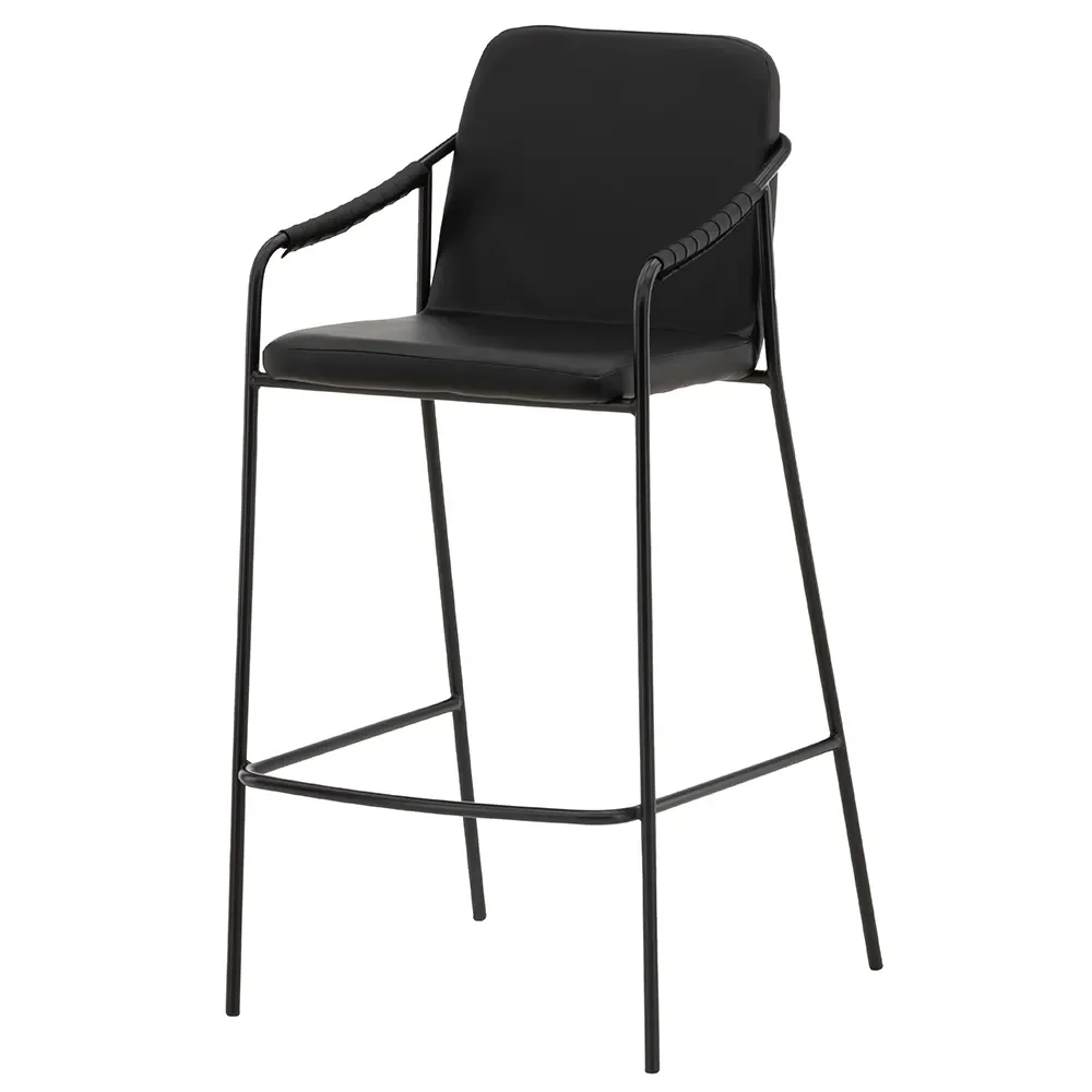 Tvist bar stool black 2-pack