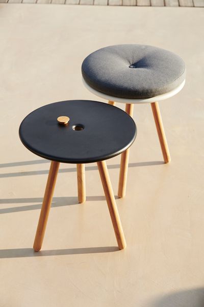 Area Side Table/Pallet Lava Grey