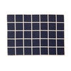 Woven blanket in lambswool Criss Dark Blue