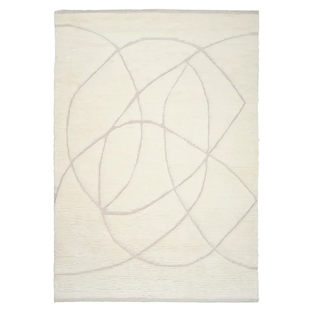 Lineal Sweep White 140x200 carpet