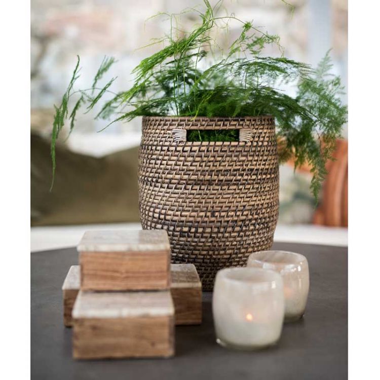 Amazon Round Basket 25 Cm Natural