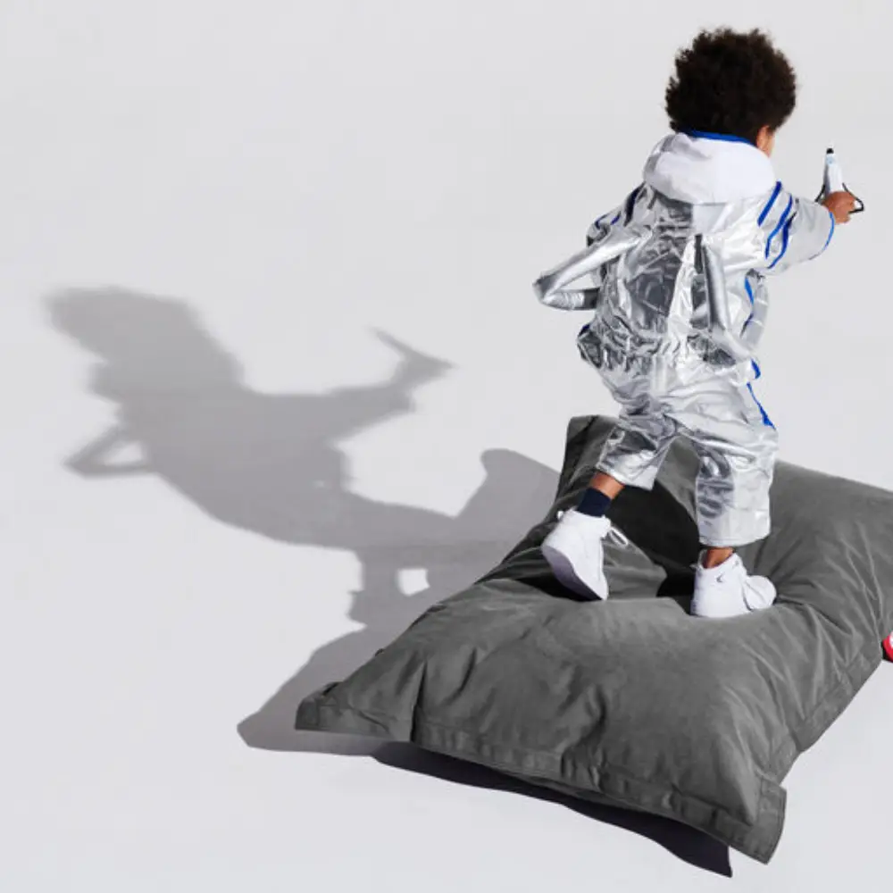 junior canvas recycled charcoal grey