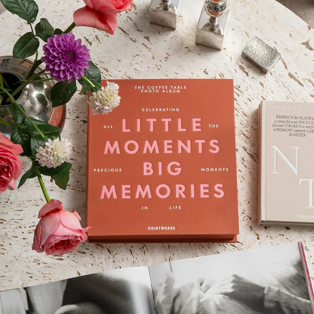 Photo Album - Little Moments Big Memories, Orange