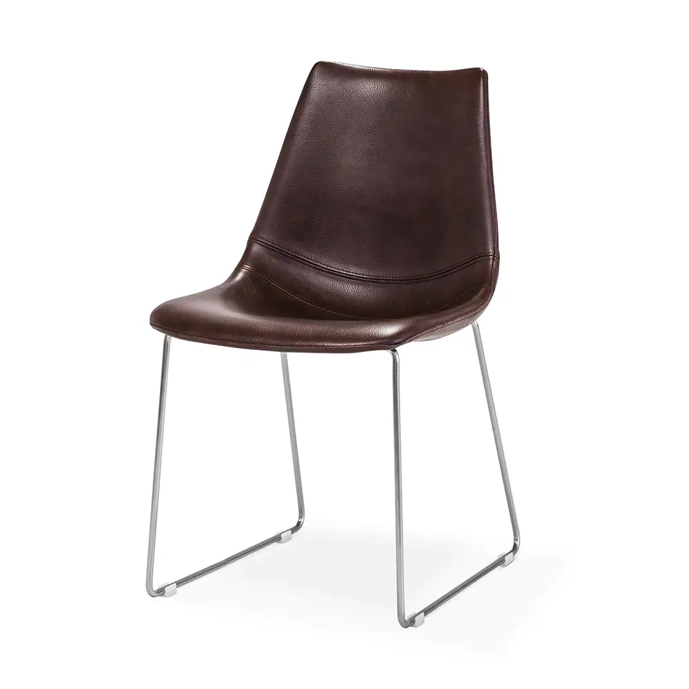 Fly Dining Chair brown/metal
