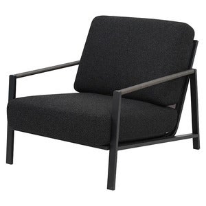Lyra armchair Black / Teddy black