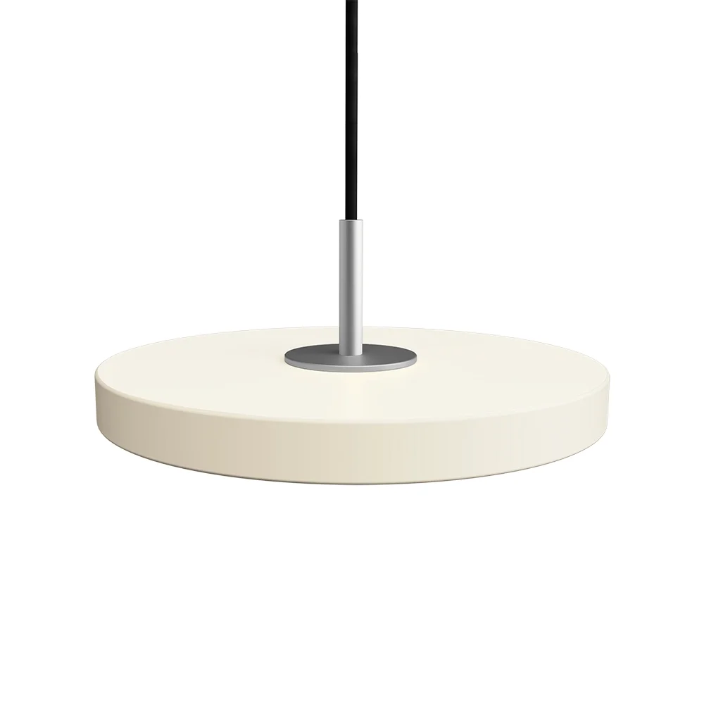 Asteria Micro Lamp Ø15 cm Pearl White/Steel