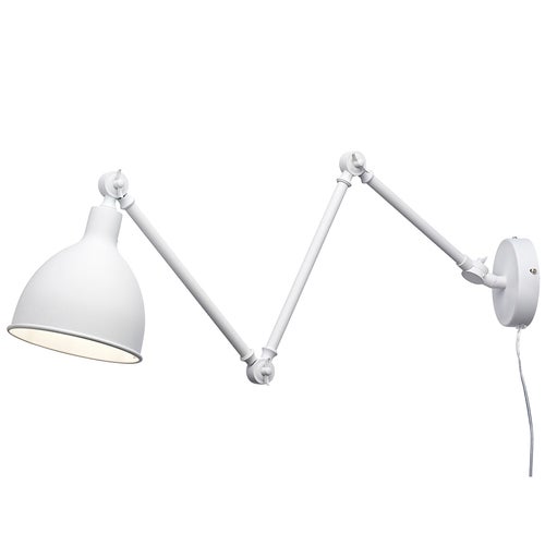 Bazar wall light l61.5-122 cm white
