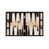 Backgammon Lacquered Black