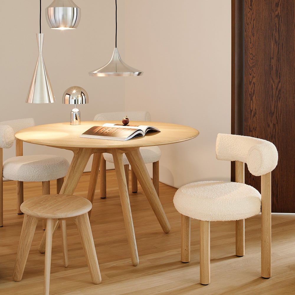  Slab round table 48in natural