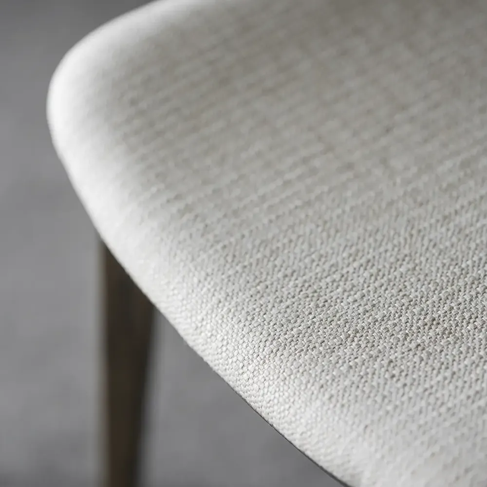 Kato dining chair brown oak/beige fabric