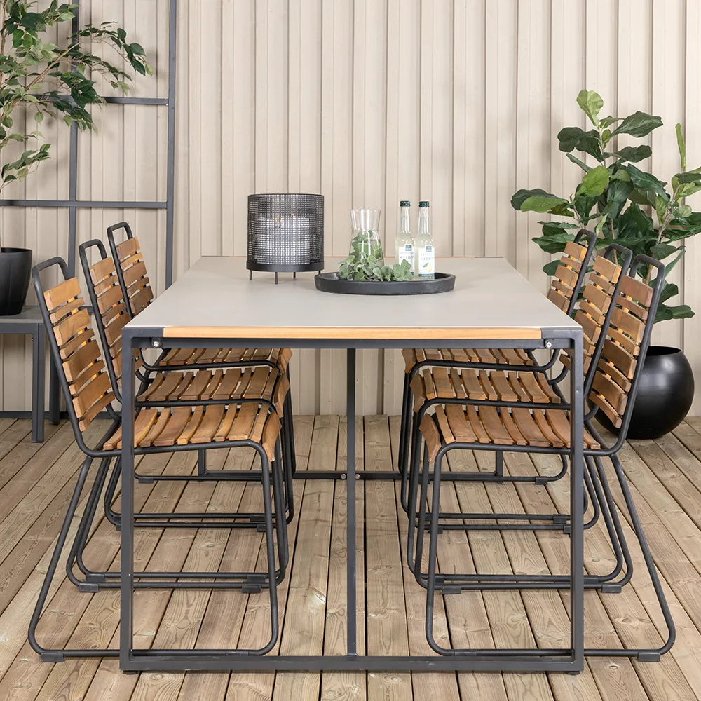 Bois Dining chair acacia 2-pack