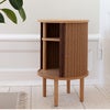 Audacious Side Table Oak/Sugar Brown