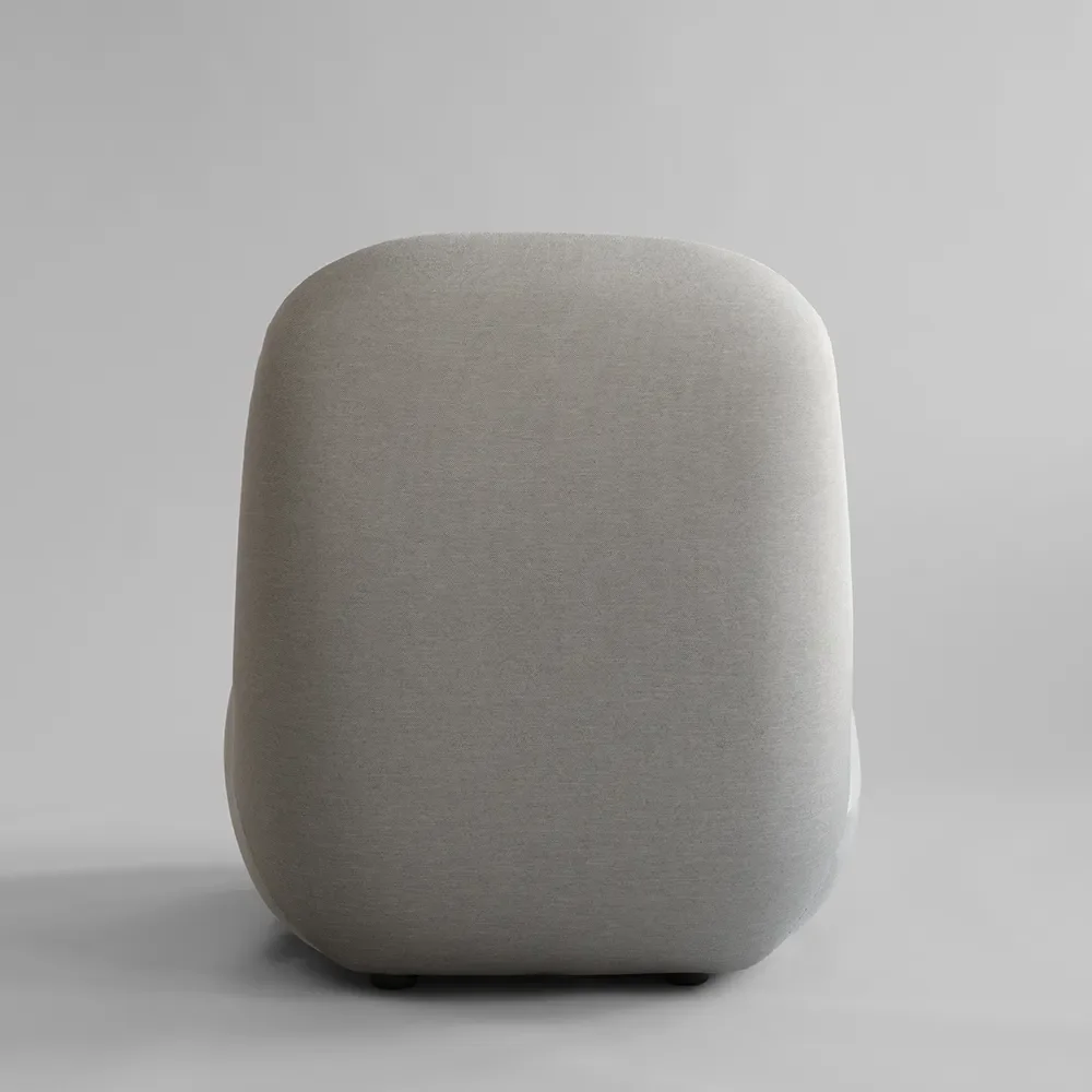 Toe Armchair, Flat - Taupe