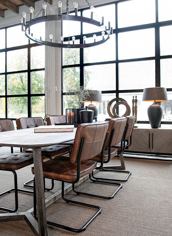 Carlos Dining Chair Light Brown