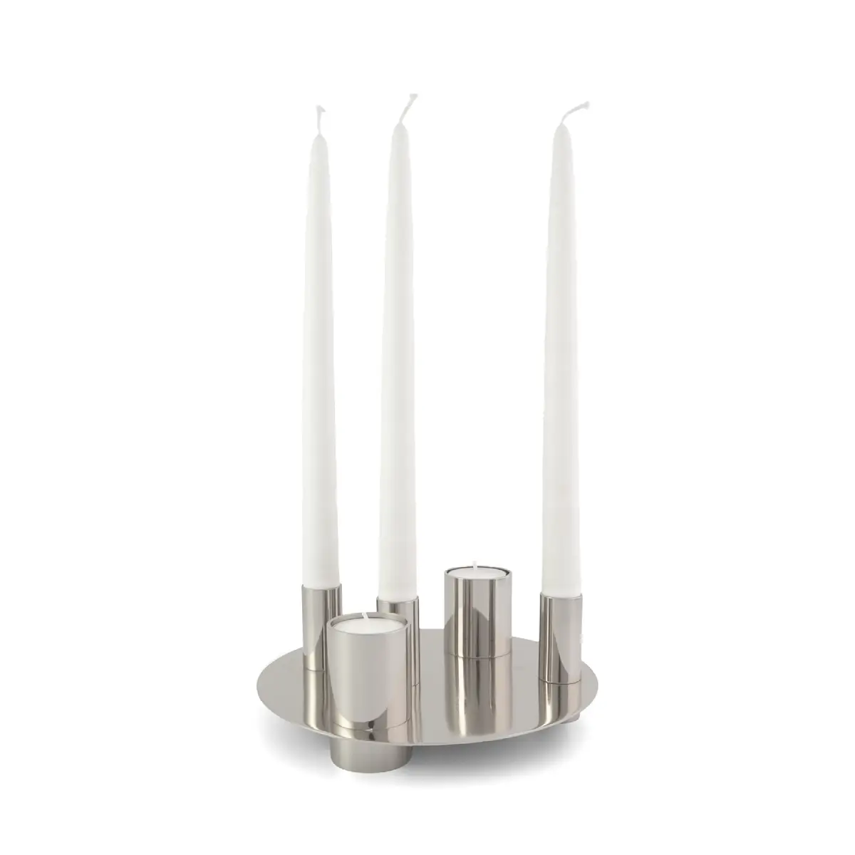 Awa vase/candle holder nickel