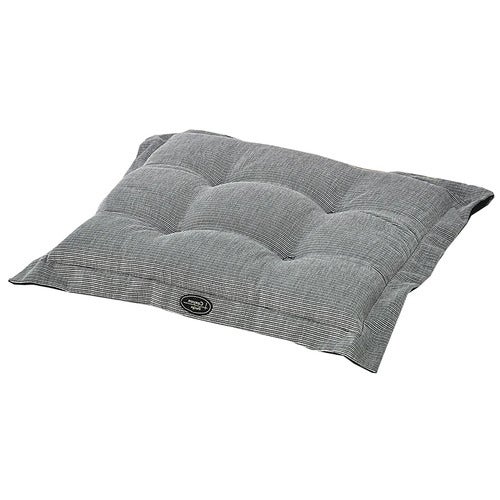 Canyon seat cushion thick 42x45 cm structured dralon Titanium grey