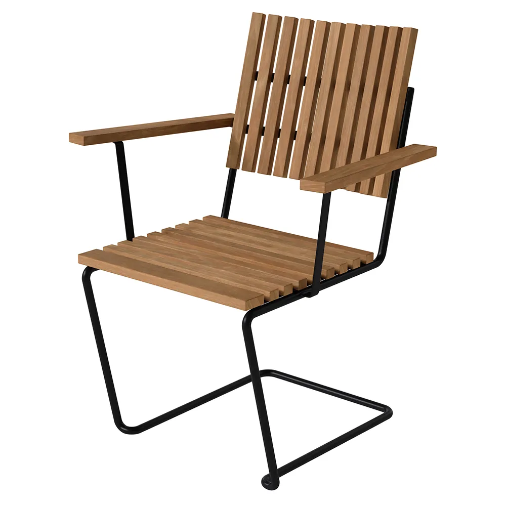 Bovik armchair teak / black
