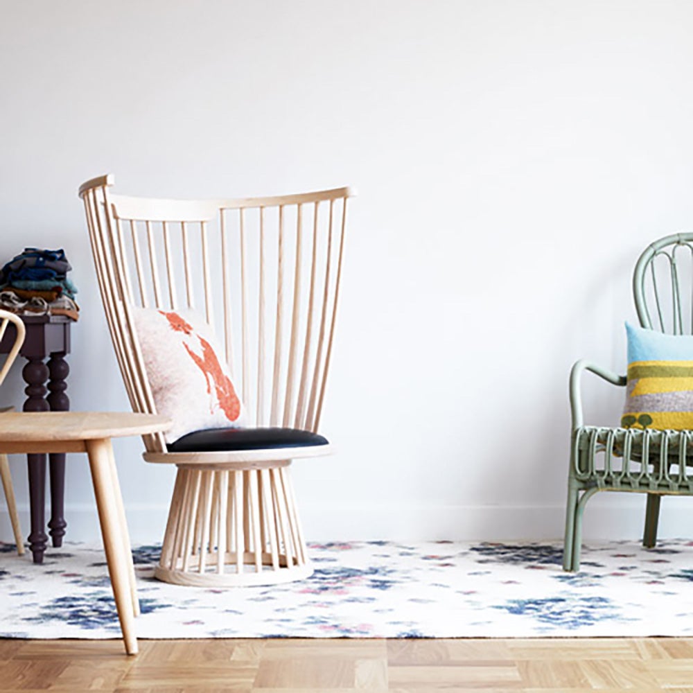 Fan Lounge Chair Natural