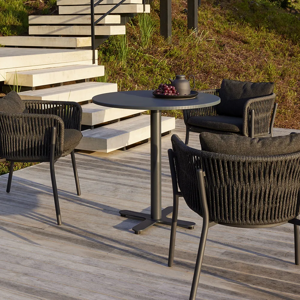 Tira dining chair Charcoal grey