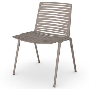 Zebra dining chair Pearly Gold